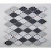 Andova Tiles SAMPLE Plume 225 x 125 Glass Novelty Mosaic Wall Tile SAM-ANDPLU513